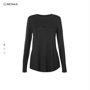 Black knit CAbi tee.